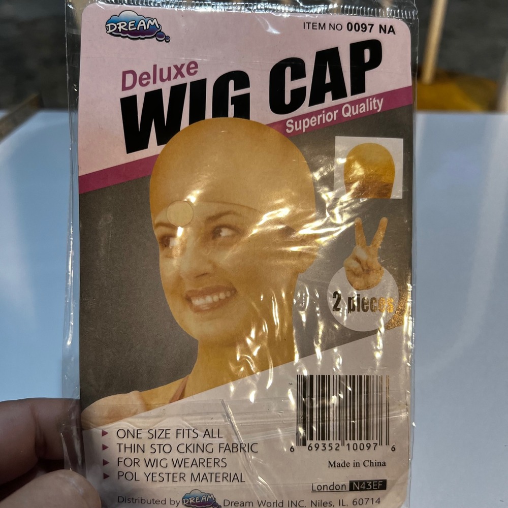 Dream One Size Wig Cap Tan 2 Pieces Superior Quality 0097 NA Nude Stocking Cap